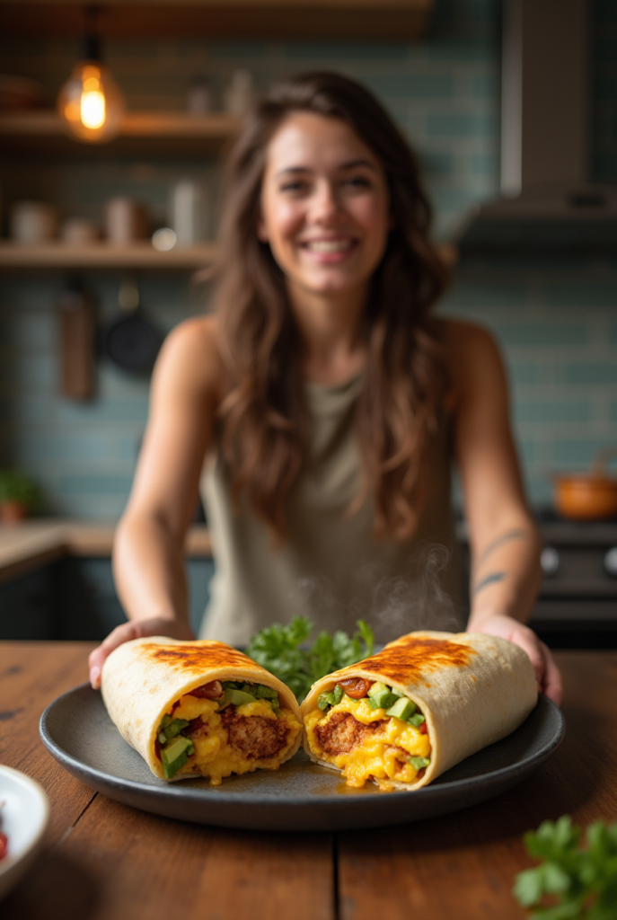 5 Simple Steps to Make a Savory Chicken Breakfast Burrito at Home 2 Convert1 1
